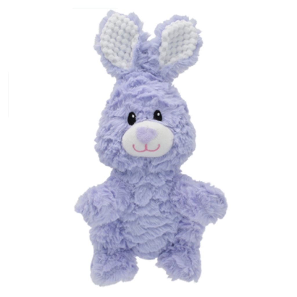 Multipet Wrinkleez Rabbit 9" Plush Dog Toy