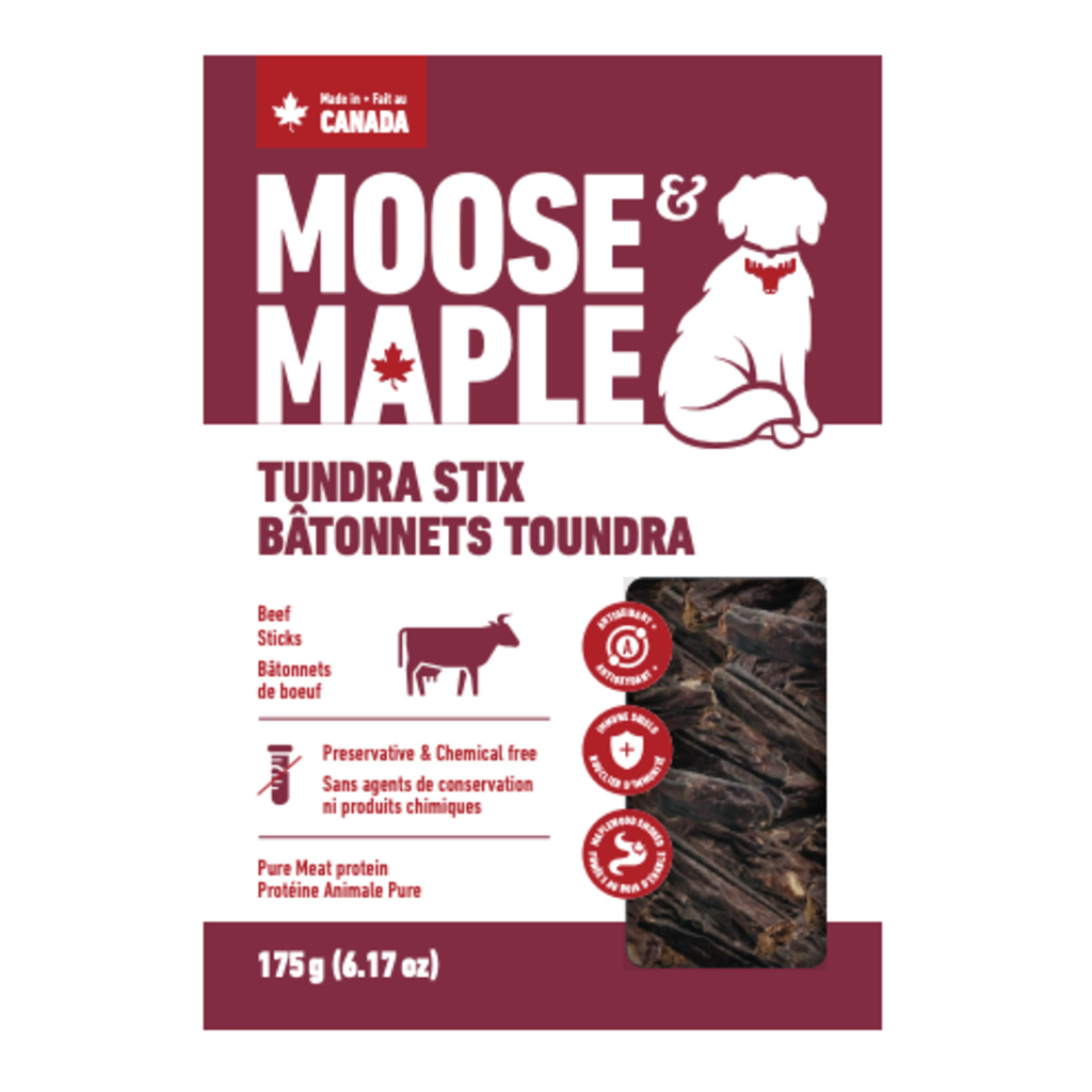 Moose & Maple Tundra Stix - Beef Sticks Dog Treats