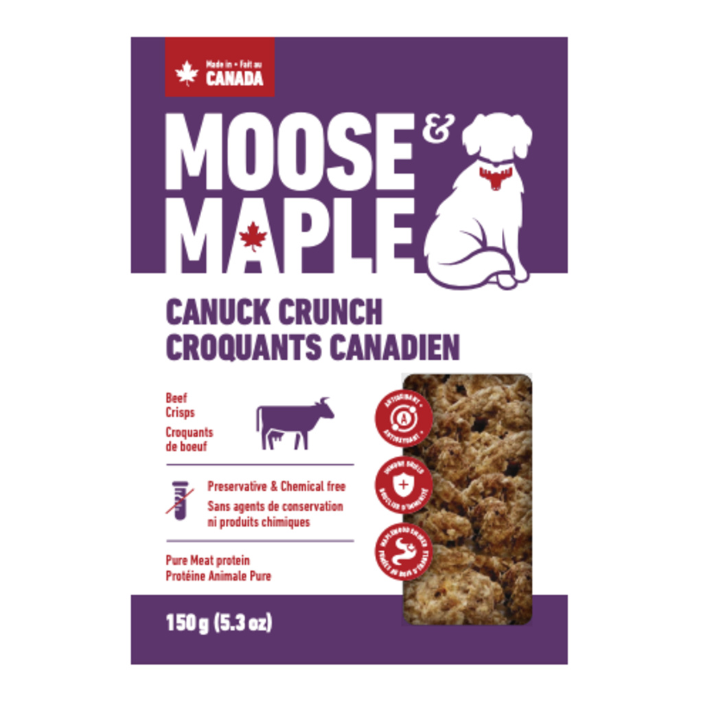 Moose & Maple Canuck Crunch - Beef Crisps Dog Treats