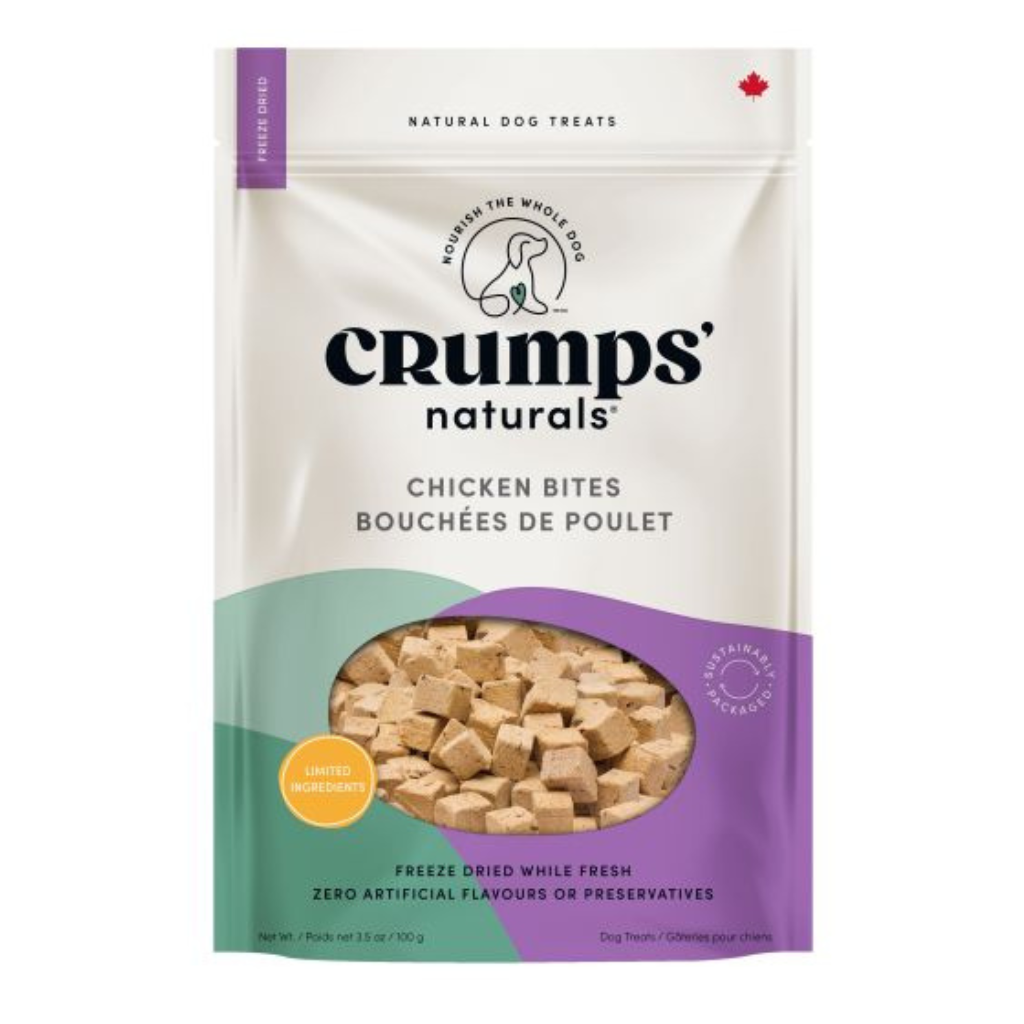Crumps Freeze Dried Chicken Bites Dog Treats