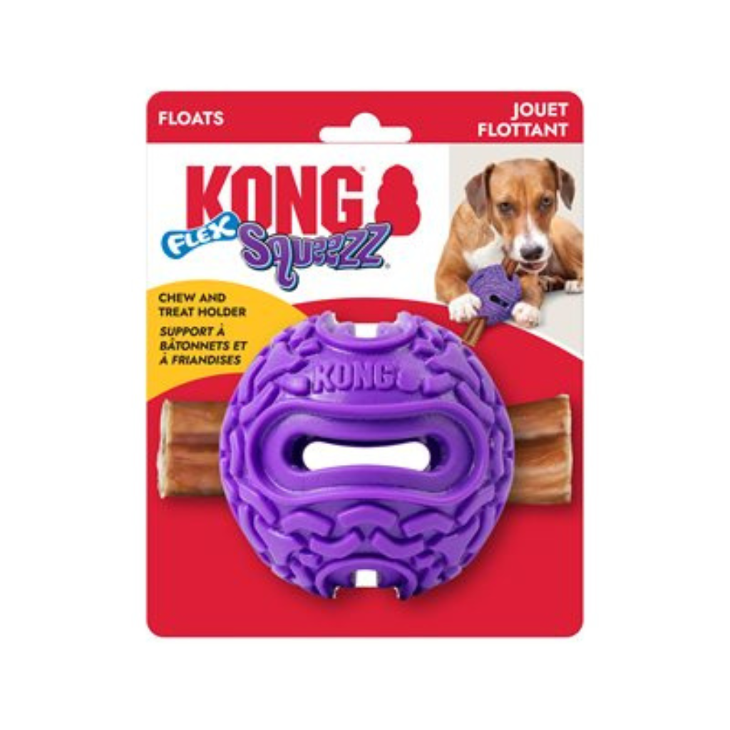 KONG Squeezz Flex Ball Medium / Large Dog Toy