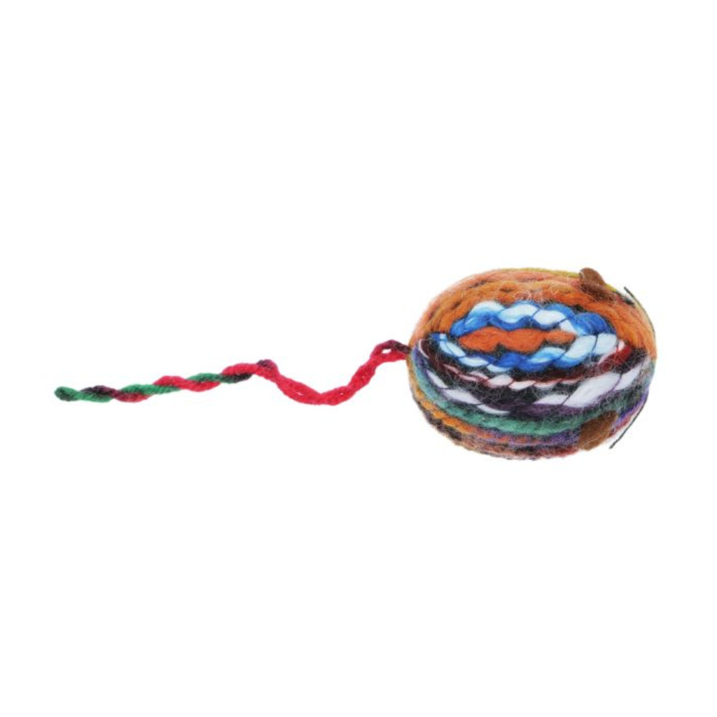 Bud'Z Multicolour Wool Mouse 2" Cat Toy