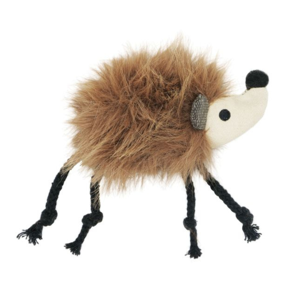 Bud'Z Silky Hedgehog With Pocket And Catnip insert Cat Toy