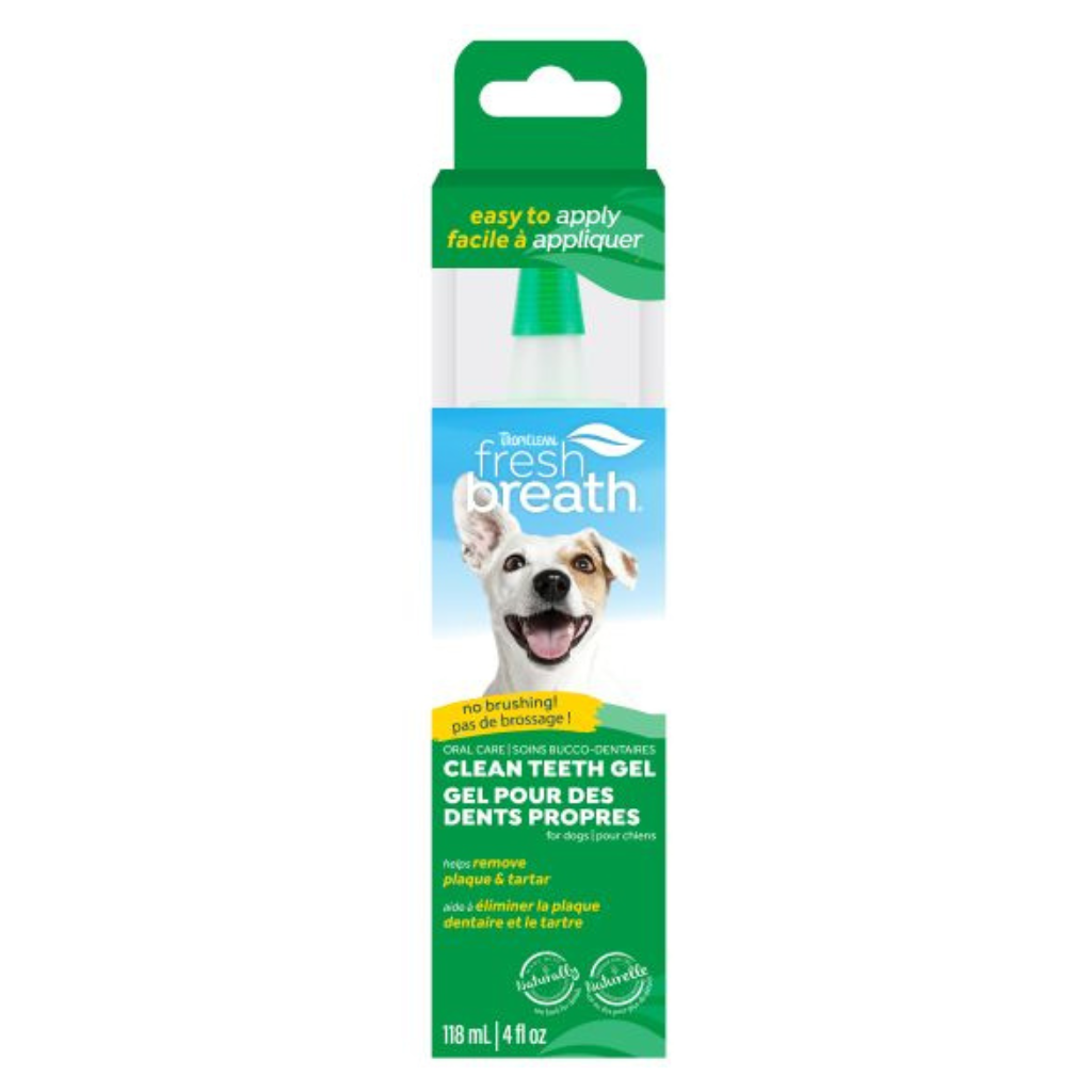Tropiclean Fresh Breath No Brushing Clean Teeth Dental & Oral Care Gel for Dogs