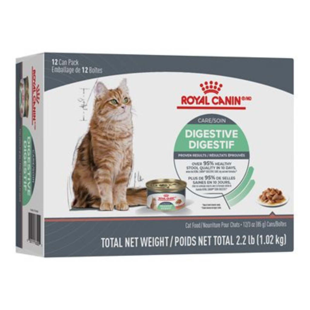 Royal Canin Digestive Care Thin Slices In Gravy Cat Cans 12 Pack