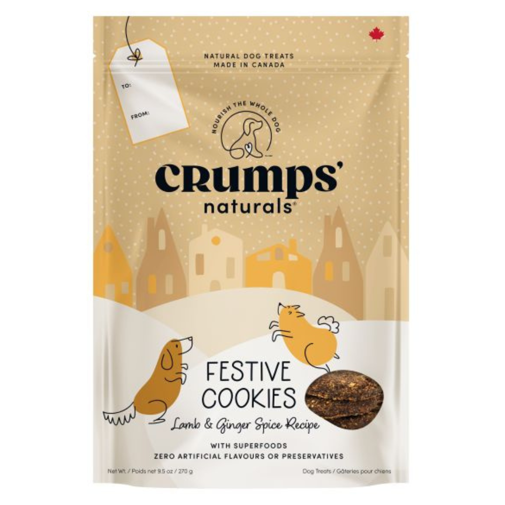 Crumps Holiday Festive Cookies Lamb & Ginger Dog Treats