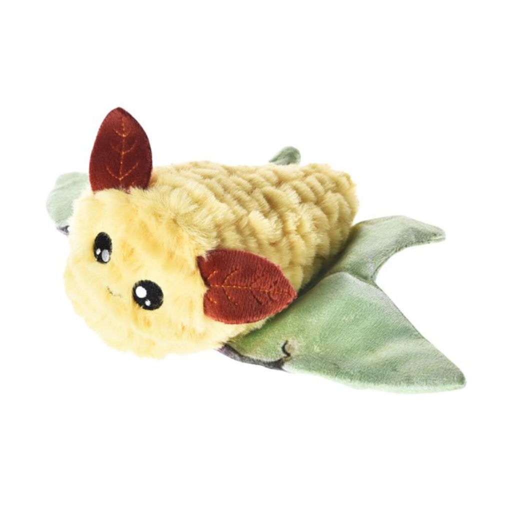 Bud'Z Yellow Moth Plush 11" Dog Toy