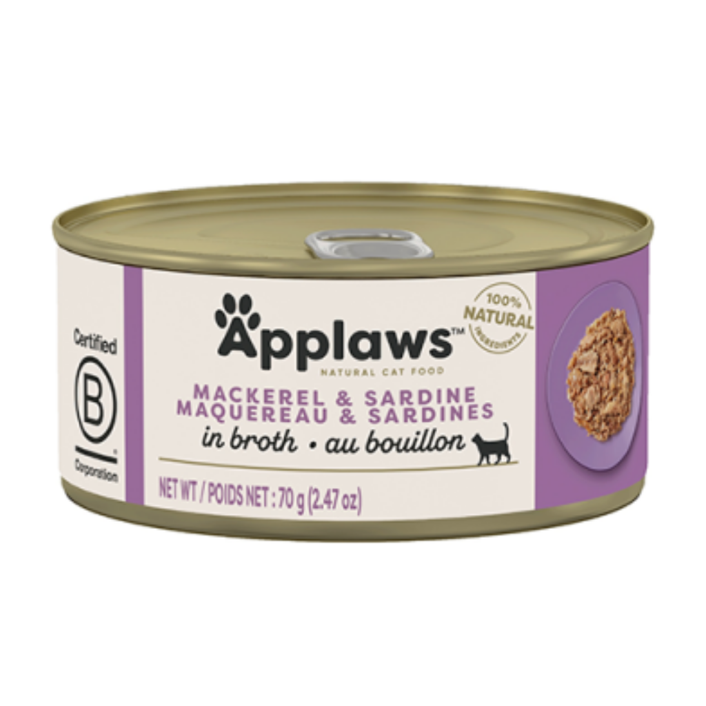 Applaws Mackerel & Sardine in Broth Wet Cat Food