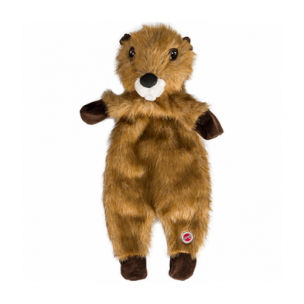 SPOT Furzz 20" Stuffing Free Dog Toy Beaver