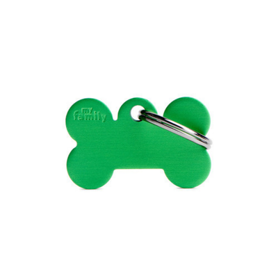 My Family Engravable Tags - Basic - Bone Green Small