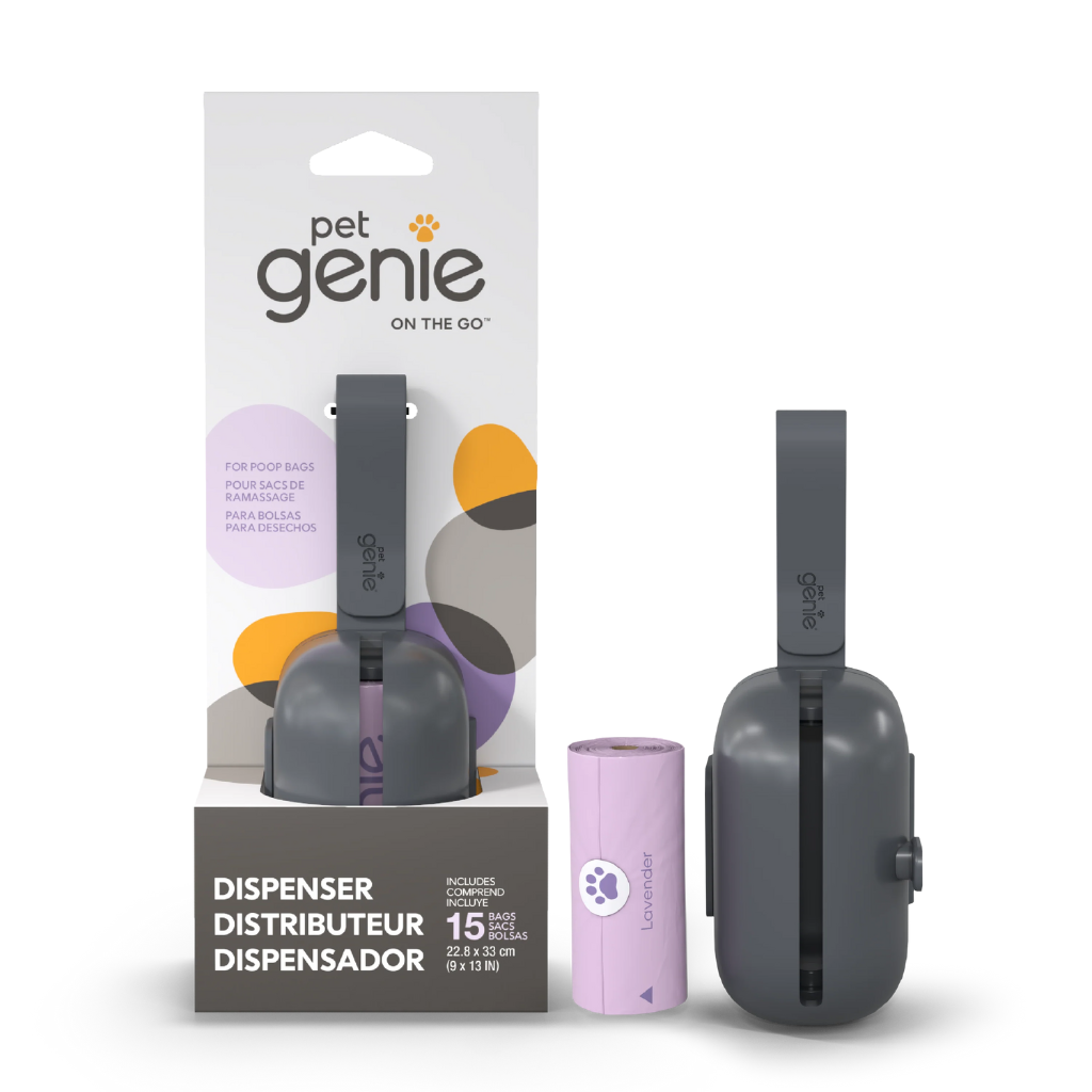 Pet Genie On the Go Premium Dog Poop Bag Dispenser