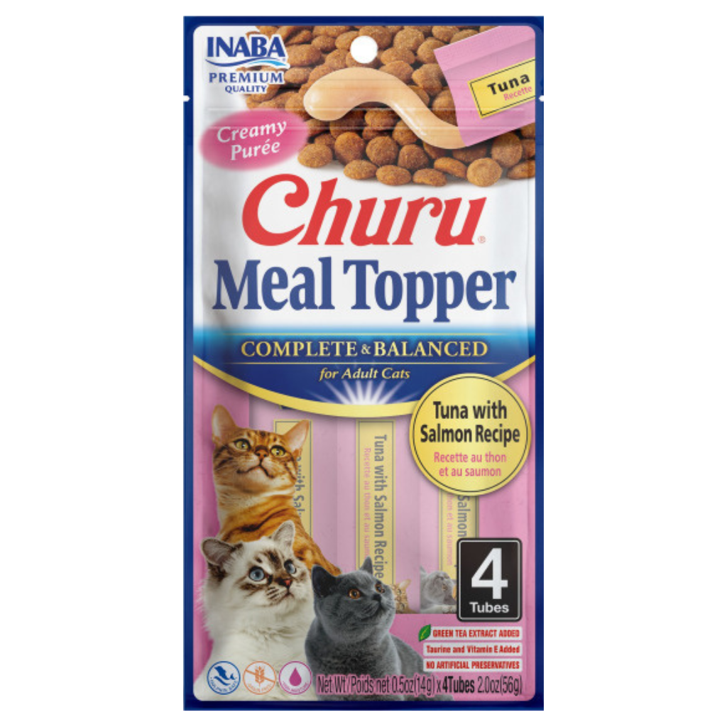 INABA Meal Topper Tuna with Salmon Recipe for Cat