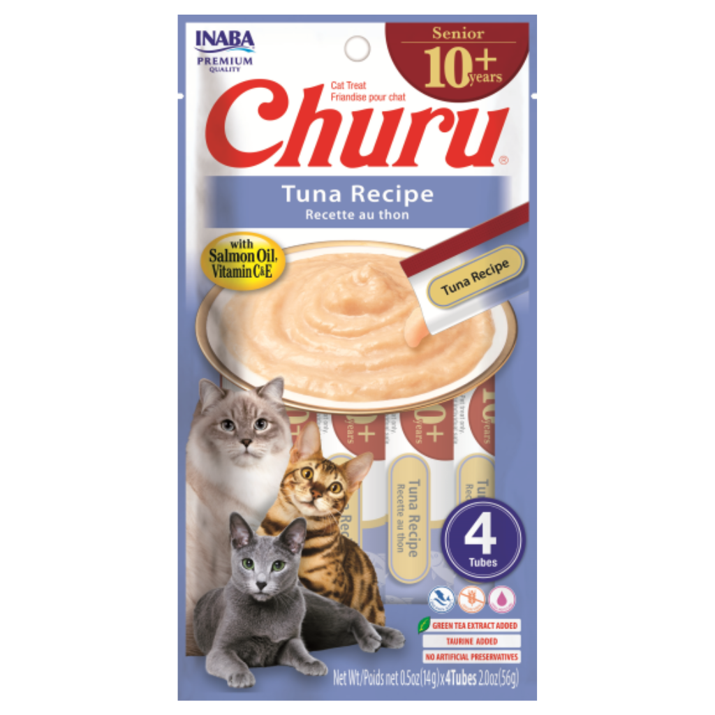 Inaba Cat Churu Senior 10+ Tuna Recipe