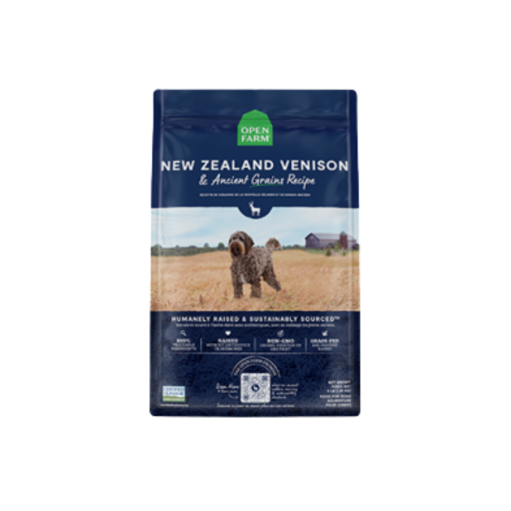Open Farm New Zealand Venison & Ancient Grains Recipe Dry Dog Food