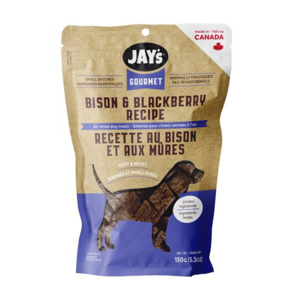Jay's Gourmet Air-Dried Bison & Blackberry Dog Treats