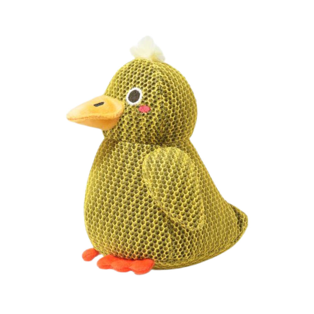 HugSmart Fuzzy Friendz Farm Friendz Tuffy Duck Dog Toy