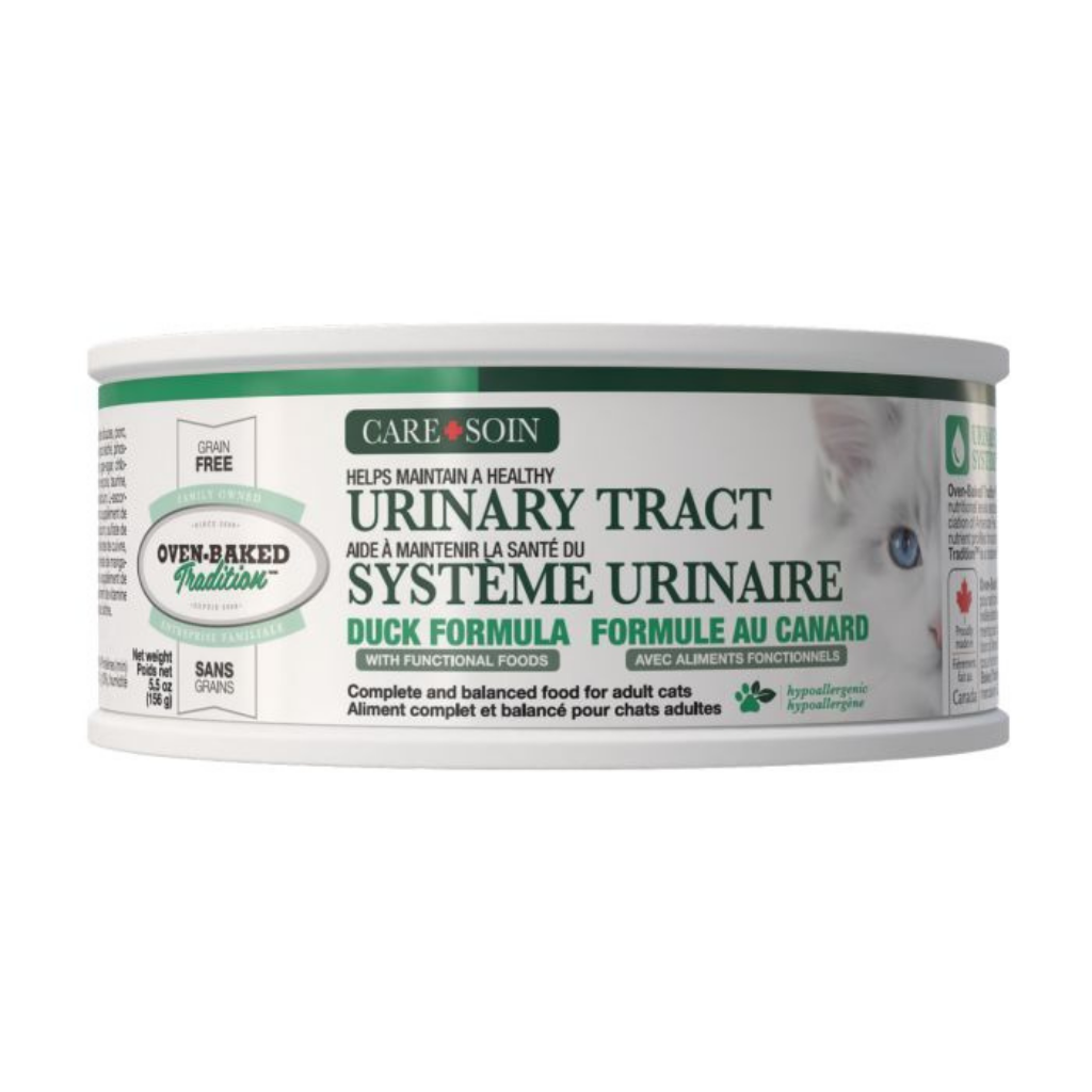 Oven-Baked Tradition Grain Free Care Urinary Tract Duck Pate Cat Can