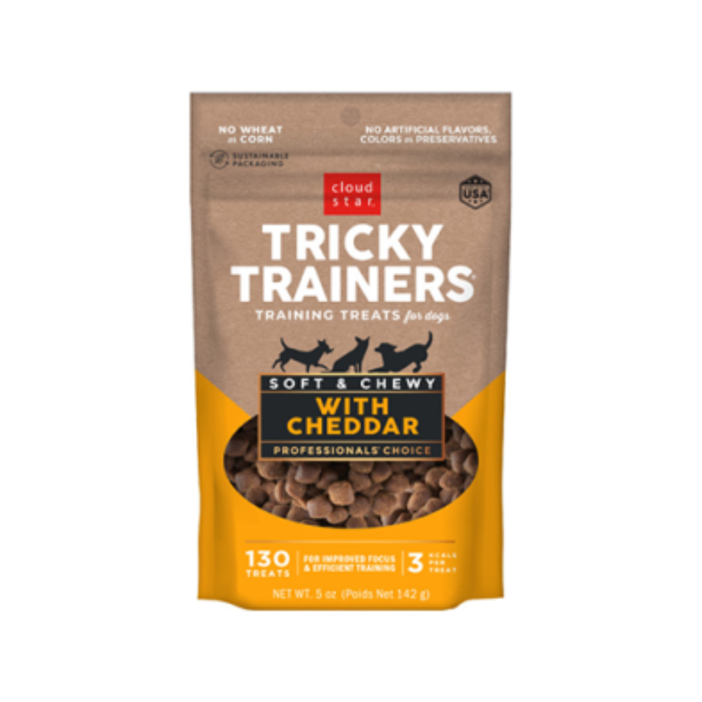 Cloud Star Tricky Trainers Soft & Chewy Cheddar Dog Treats