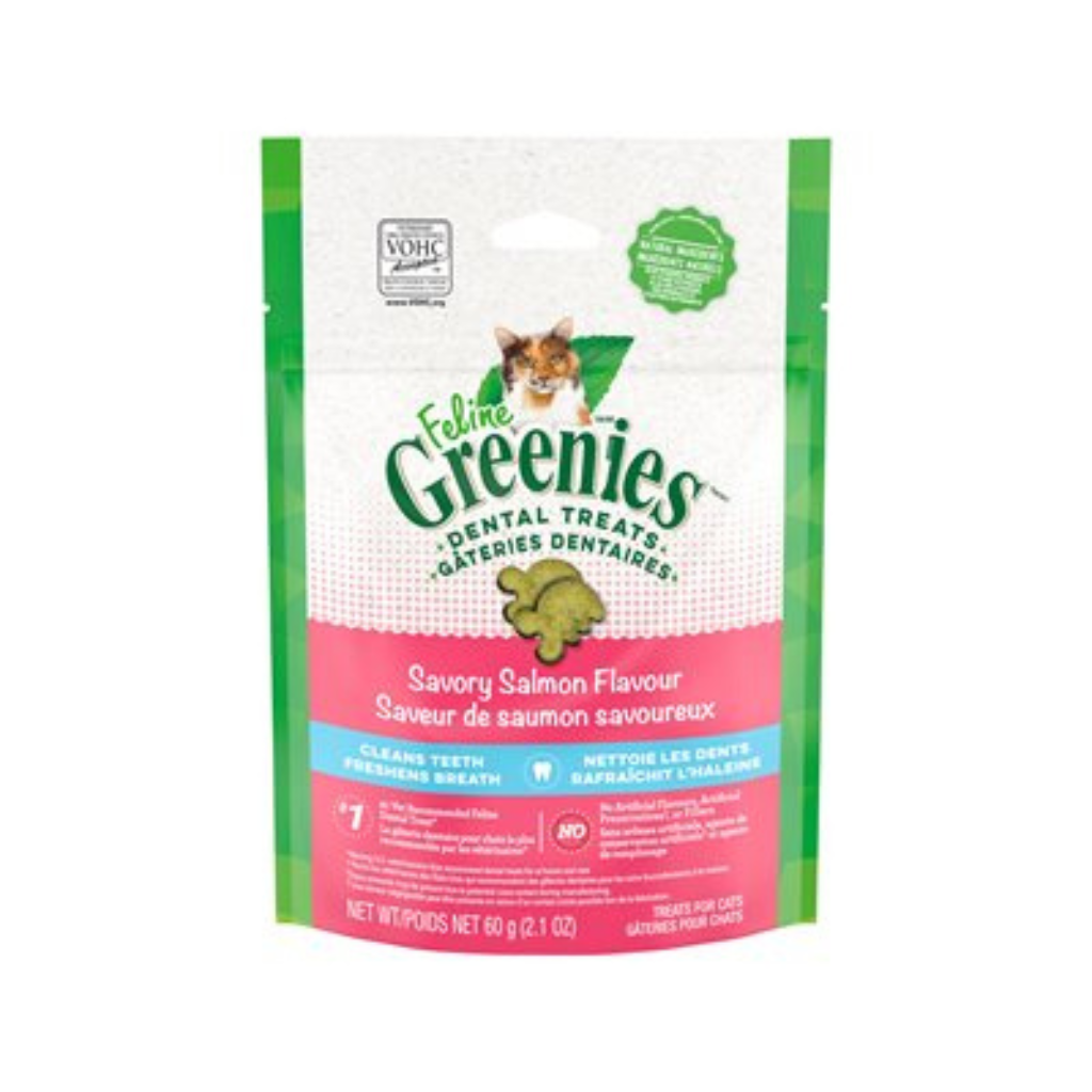 Greenies Dental Treats Savory Salmon Flavour for Cats