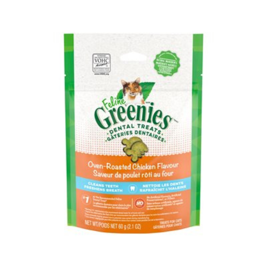 Greenies Dental Treats Oven Roasted Chicken Flavor for Cats