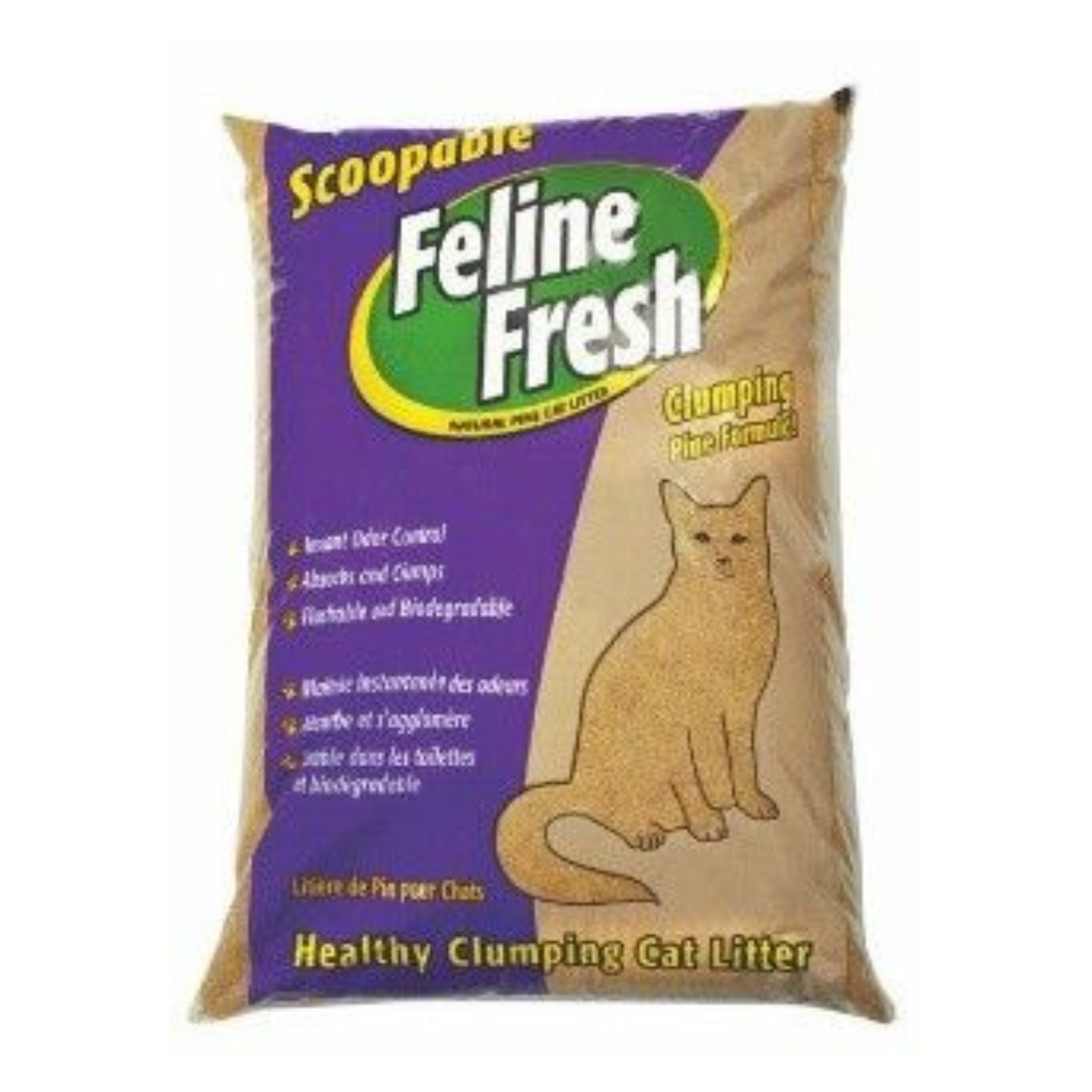 Feline Fresh Scoopable Clumping Pine Cat Litter