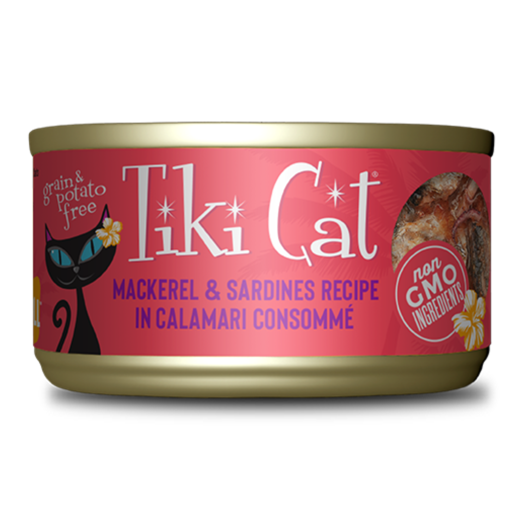 Tiki Cat Grill - Mackerel & Sardines Cat Can