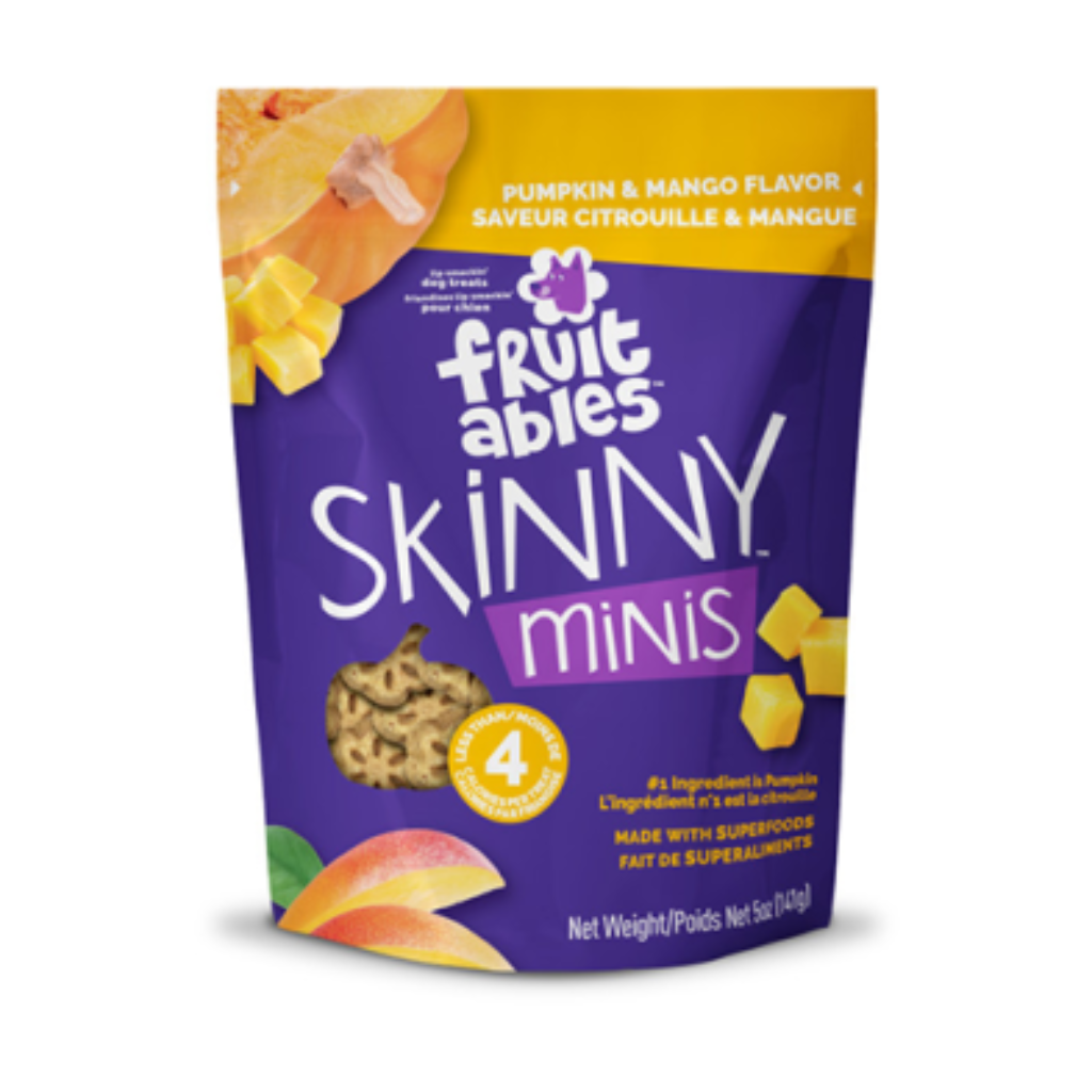 Fruitables Skinny Minis Pumpkin & Mango Flavor Dog Treats