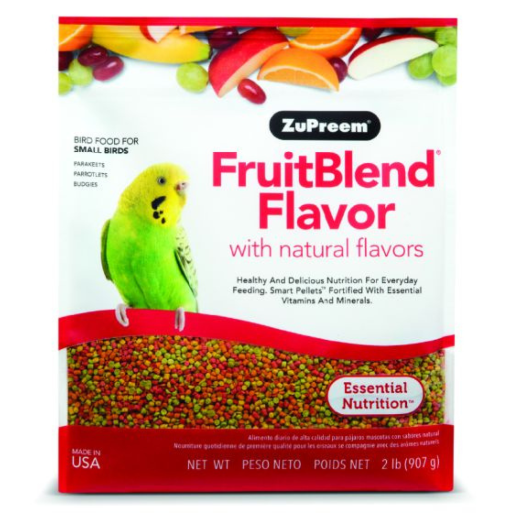 ZuPreem Fruitblend Food For Parakeet, Budgies, Parrotlet & Small Birds