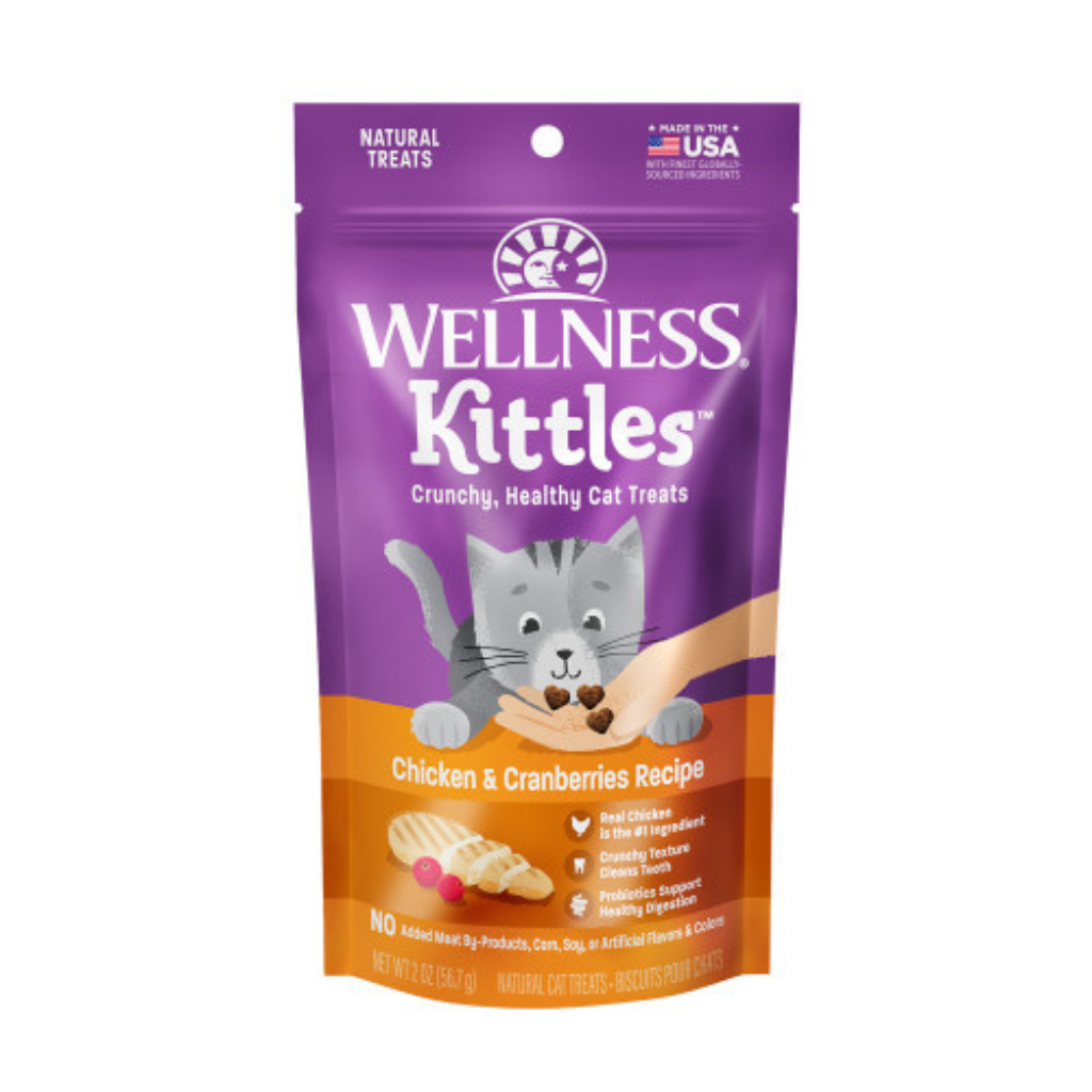 Wellness Kittles Chicken & Cranberries Cat Treats