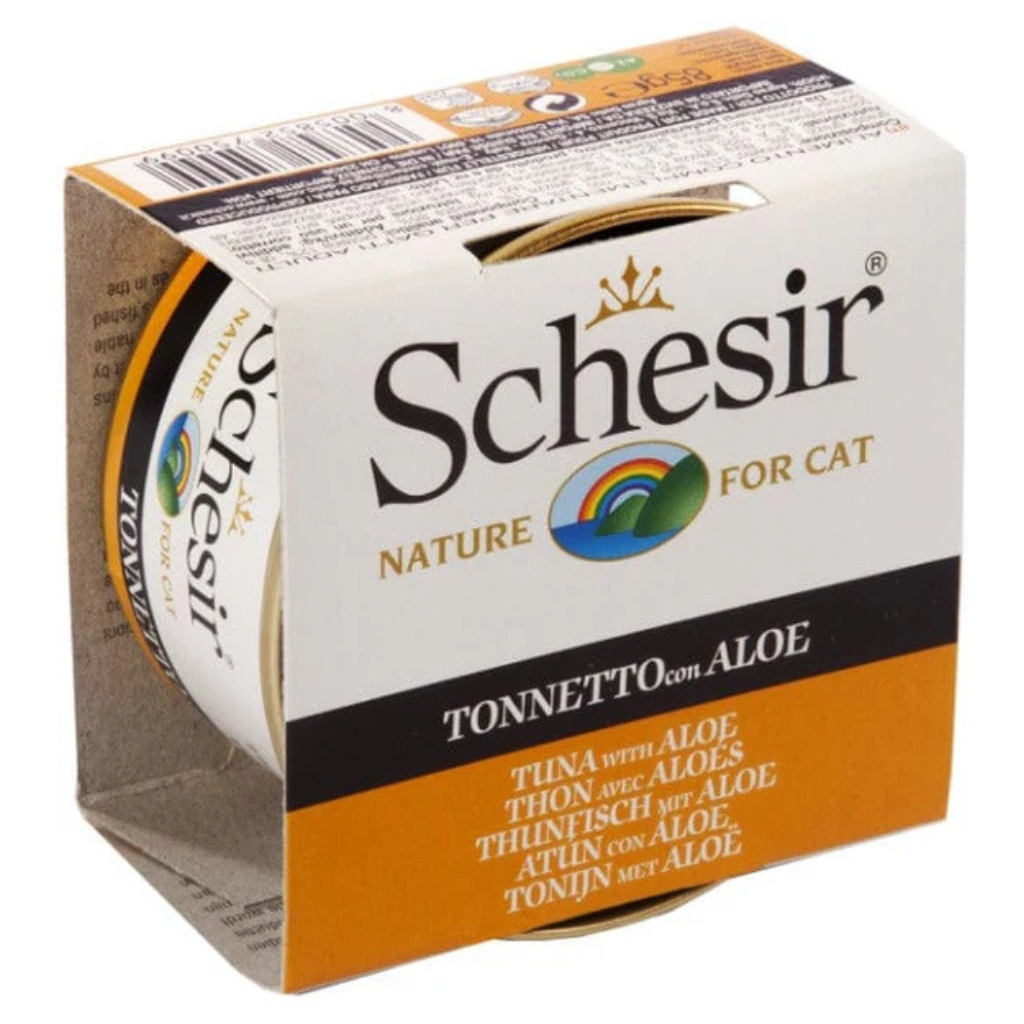 Schesir Tuna Entrée With Aloe In Jelly Cat Can