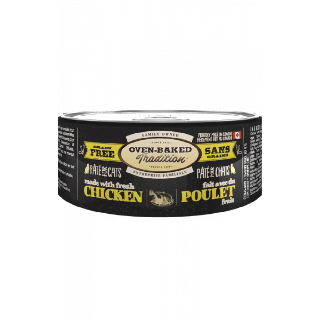 Oven-Baked Tradition Grain Free Chicken Pate Cat Can