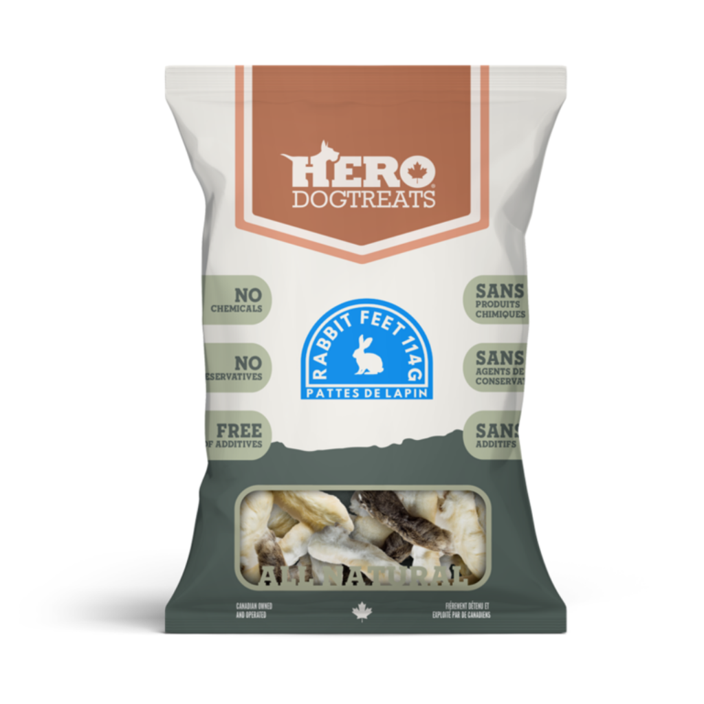 Hero Rabbit Feet Dog Treats