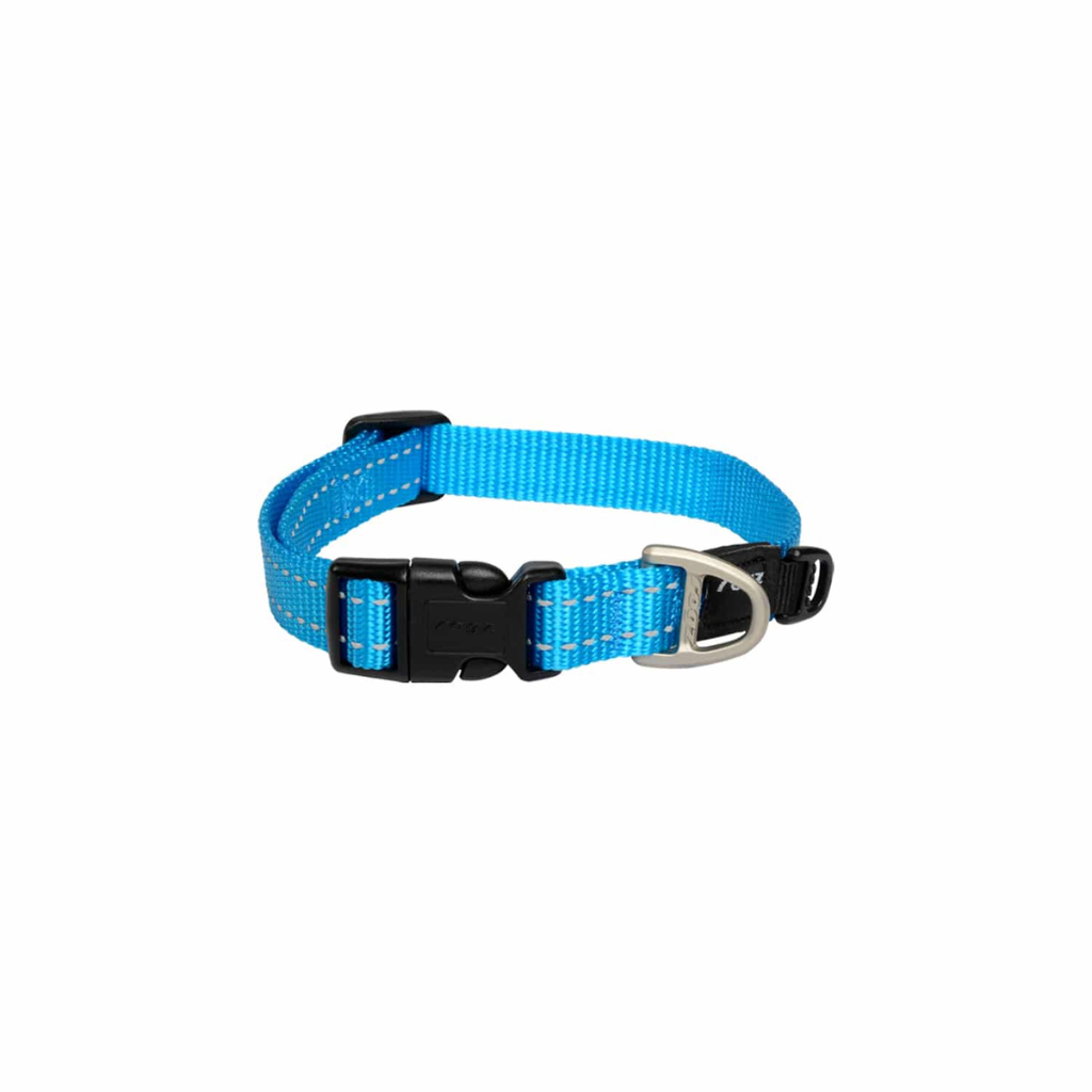 Rogz Utility Classic Dog Collar - Turquoise