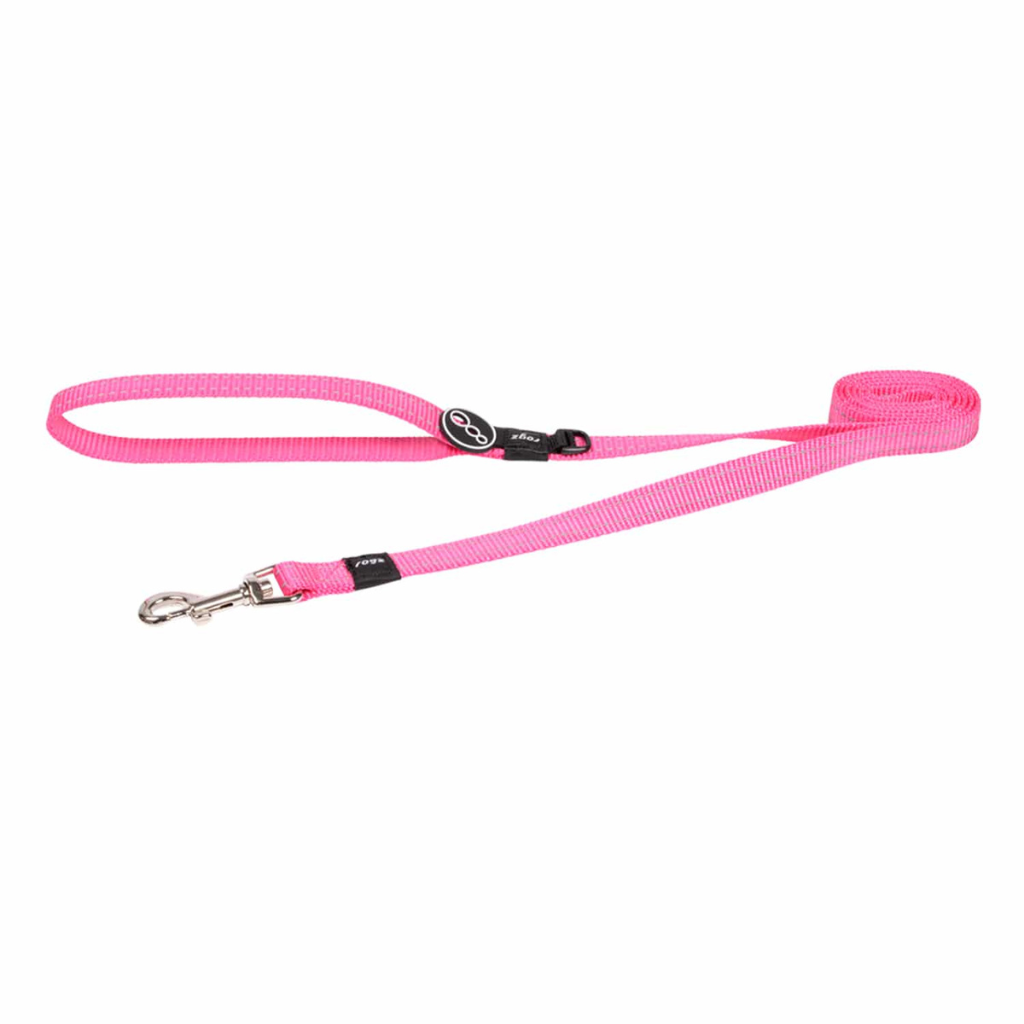 Rogz Utility Classic Dog Lead - Pink