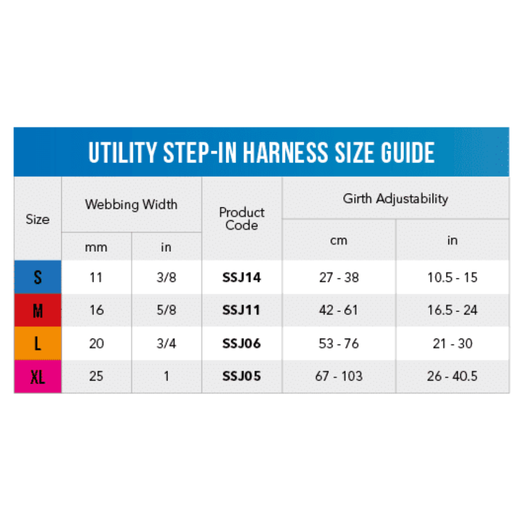 Rogz Utility Step-In Dog Harness - Blue