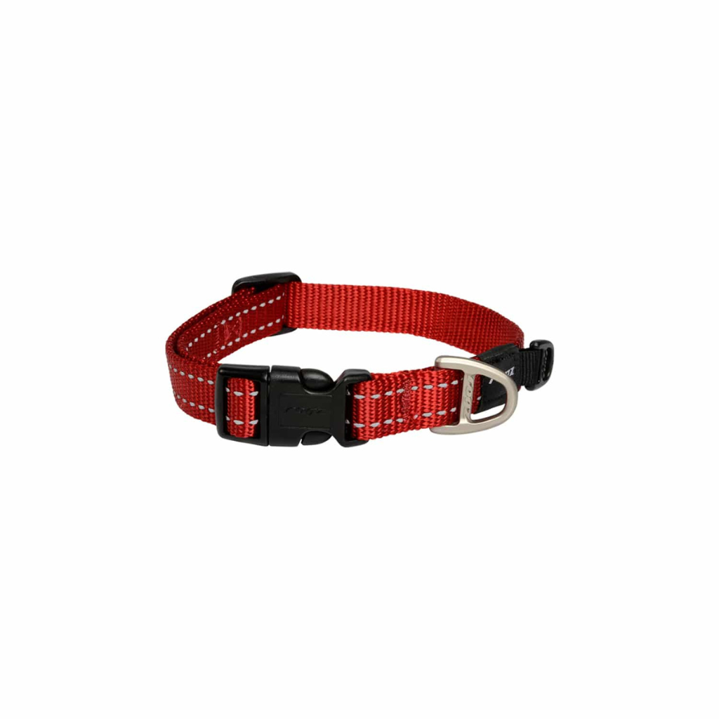 Rogz Utility Classic Dog Collar - Red