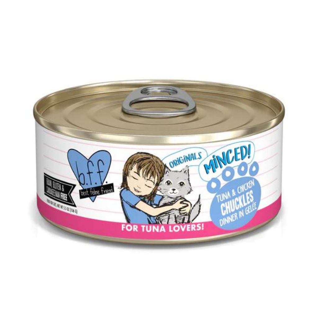 Weruva BFF Minced - Tuna & Chicken Chuckles Cat Can