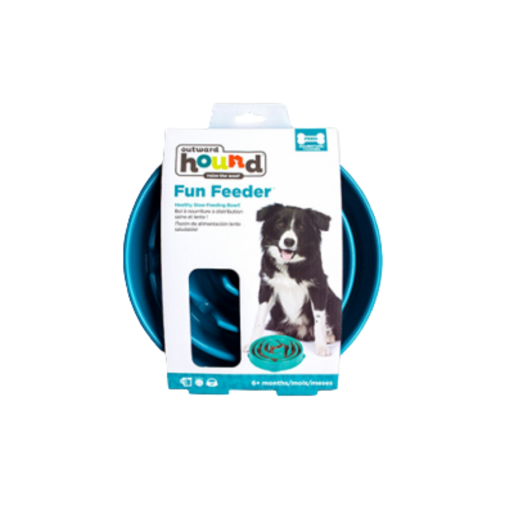 Outward Hound Fun Feeder - Teal