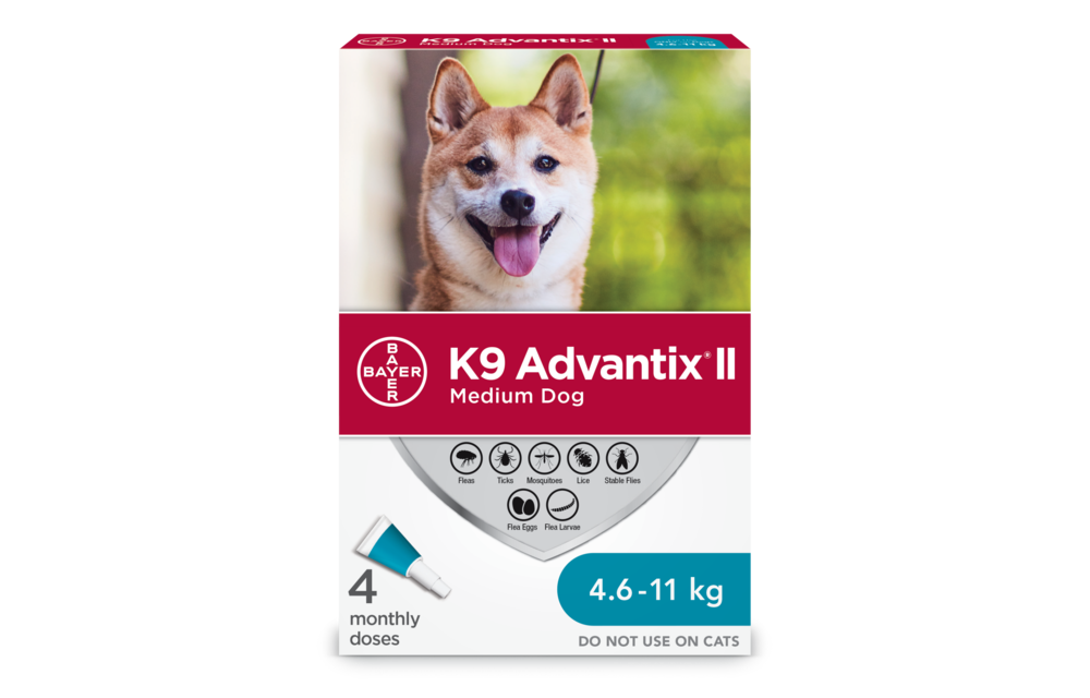 K9 Advantix II Flea, Tick & Mosquito Prevention for Medium Dogs 11-20 lbs