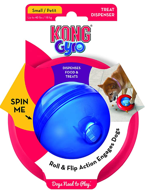 Kong Gyro Treat Dispensing Small Dog Toy