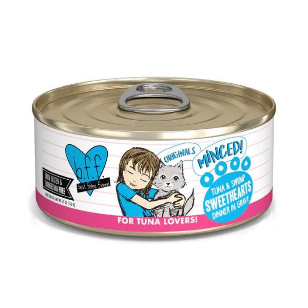 Weruva BFF Minced - Tuna & Shrimp Sweethearts Cat Can