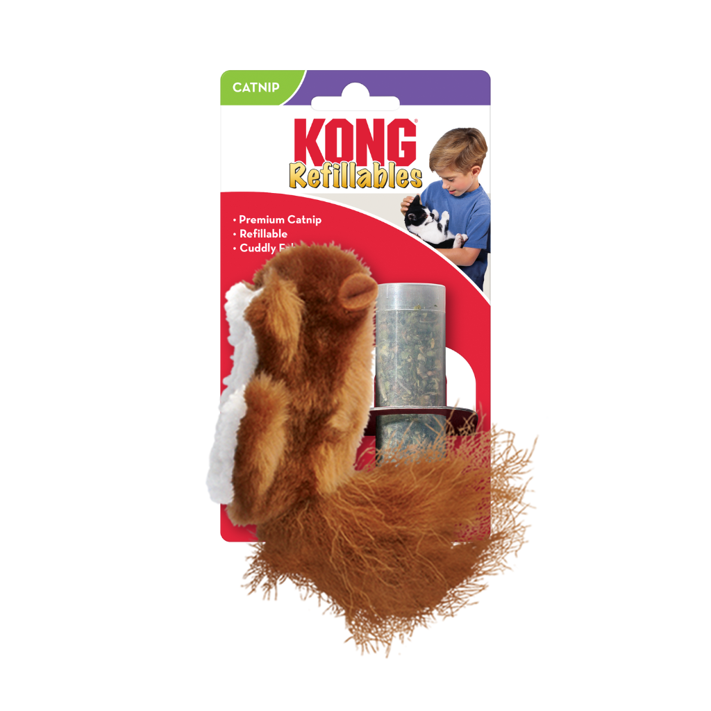 KONG Refillables Squirrel Cat Toy