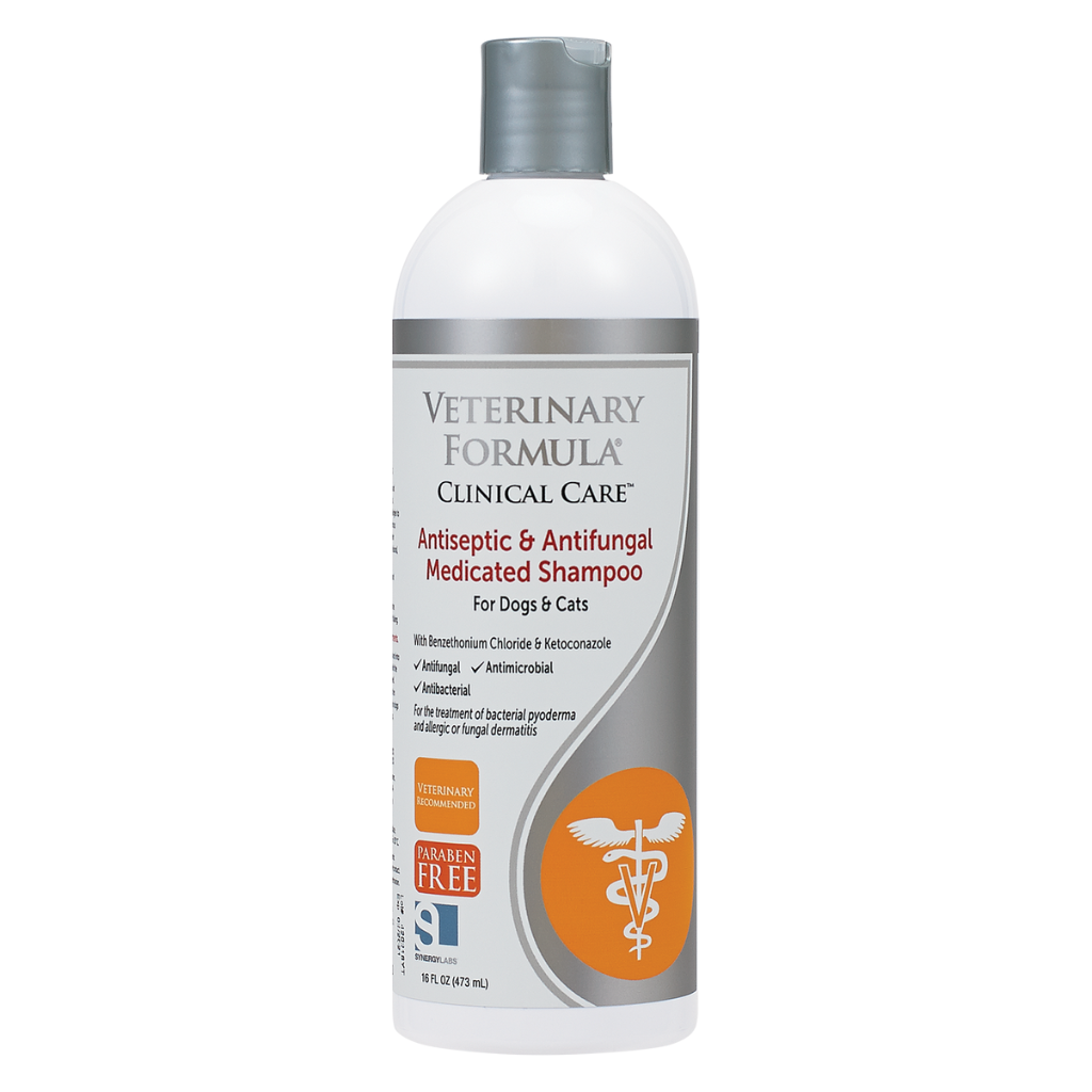 Veterinary Formula Antiseptic & Antifungal Medicated Shampoo for Dogs and Cats