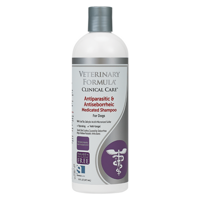 Veterinary Formula Antiparasitic & Antiseborrheic Medicated Dog Shampoo