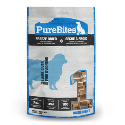 PureBites Freeze Dried Lamb Liver Dog Treats