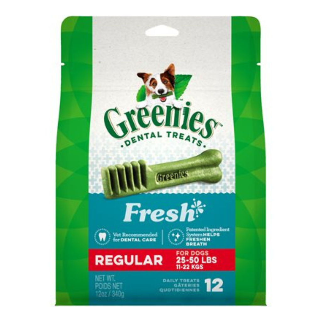 Greenies Dental Fresh Mint Regular Dog Treats