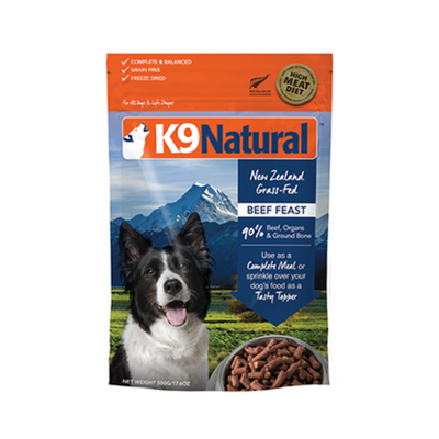 K9 Natural Beef Feast Freeze-Dried Dog Food