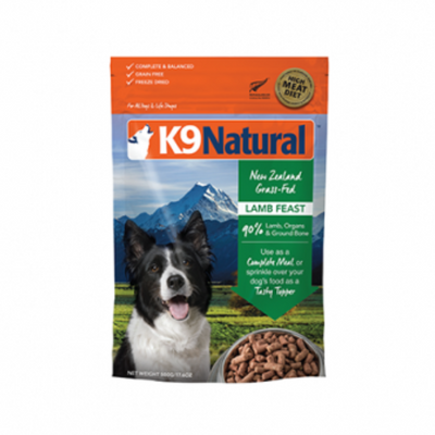 K9 Natural Lamb Feast Freeze-Dried Dog Food