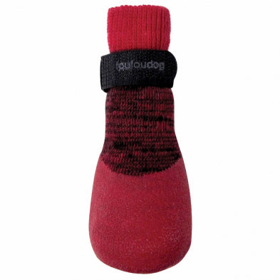 FouFou Dog Dipped Sock Red