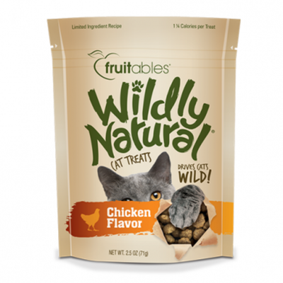 Fruitables Wildly Natural Chicken Flavor Cat Treats